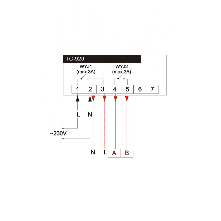TC920+ Termostat pokojowy