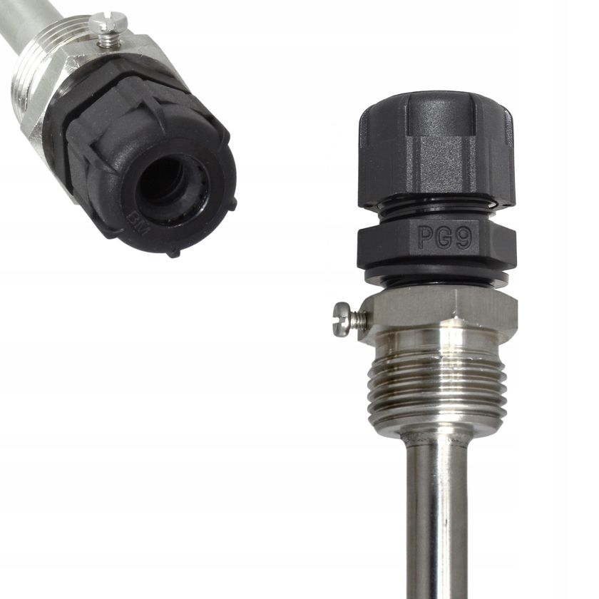 Dławik PG9 IP68 - CZARNY