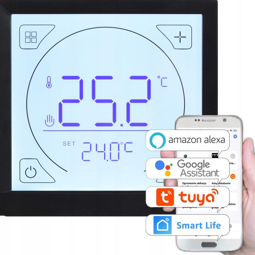 TC-610C WIFI - Termostat pokojowy