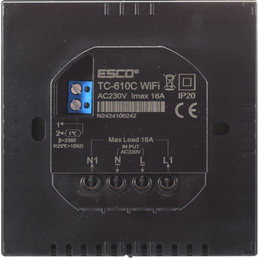 TC-610C WIFI - Termostat pokojowy